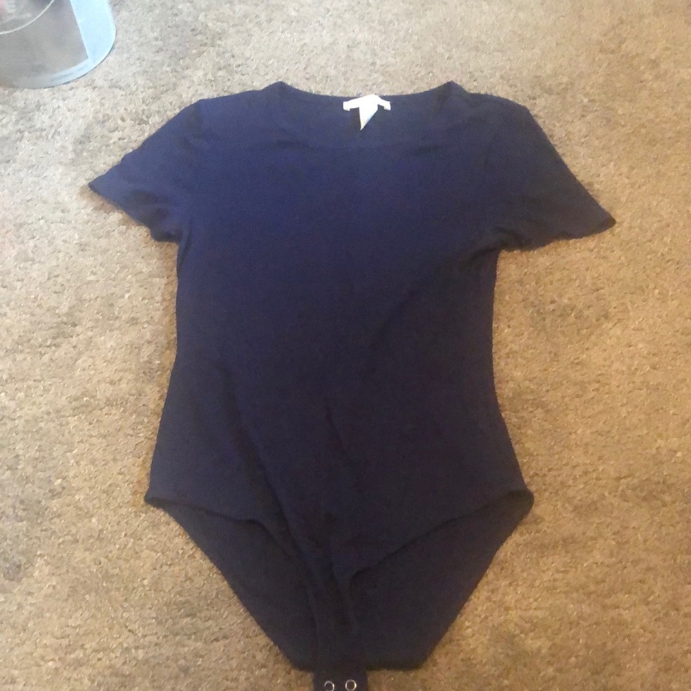 Blue bodysuit